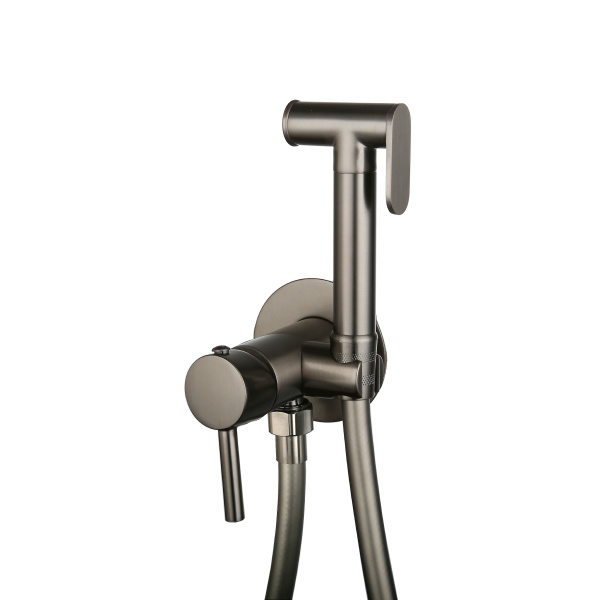 Смеситель встраиваемый RoxenBath Santi 500940-GM с гигиеническим душем