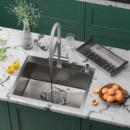 Кухонная мойка RoxenBath Simple 60 (зернистый сатин)