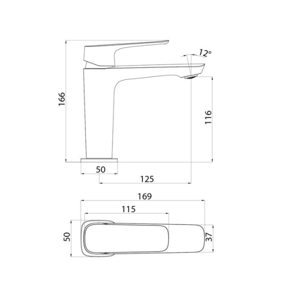 Смеситель для умывальника IDDIS Sign SIGSB00i01