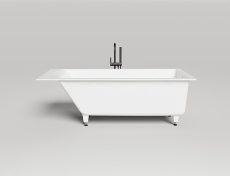 Ванна встраиваемая Salini CASCATA 170x75, S-Sense, глянцевый белый 104113G