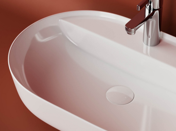 Умывальник Ceramicanova накладной MODO 610x450x135мм, с плоскостью под смеситель