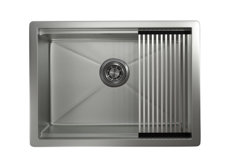 Мойка для кухни Granula Kitchen Space 6045U сталь матовая, 60х44,5 см, прямоугольная