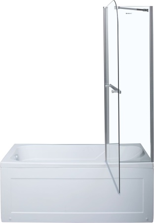 Шторка для ванны Aquanet SG-1200, прозрачное стекло