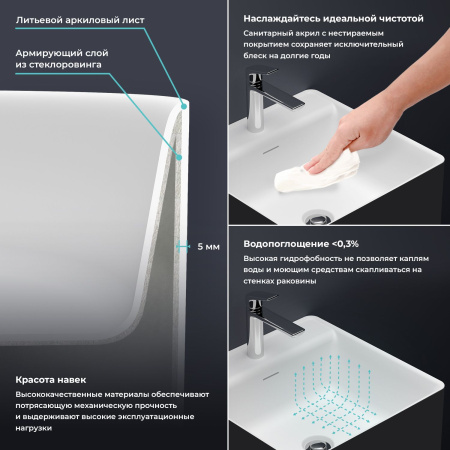 Напольная раковина для ванной Wellsee Pure BY Wellsee 230716000