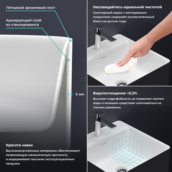 Напольная раковина для ванной Wellsee Pure BY Wellsee 230716000