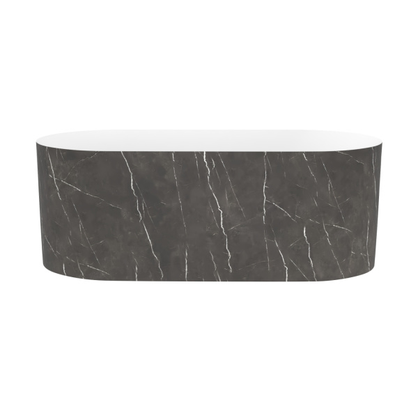 Акриловая ванна в наборе 3 в 1: отдельностоящая ванна, ножки, экран Wellsee Chalice Perfection 230604000