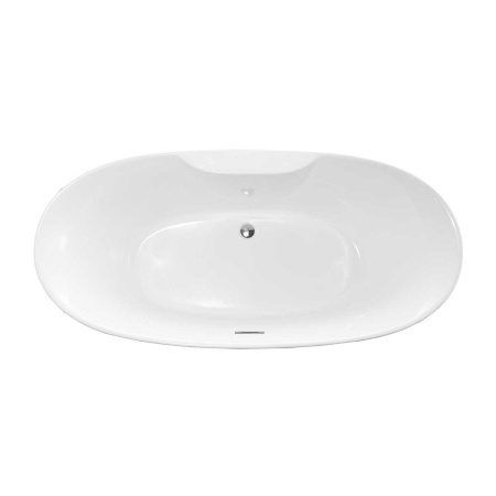 Ванна акриловая Vincea VBT-405B-1700, 1700*800*580, цвет белый, слив-перелив в комплекте, хром