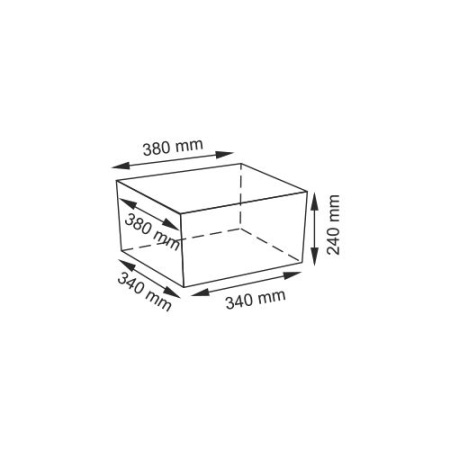 Плетеная корзина Wasserkraft Lossa WB-880-L