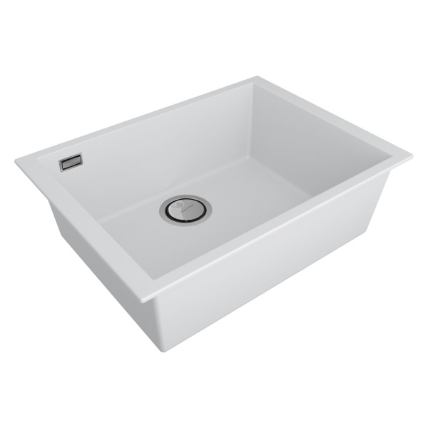 Мойка NEO CLASSIC 60, ACRYSTONE, PM966044-WH, WHITE, 600х440 мм, Paulmark