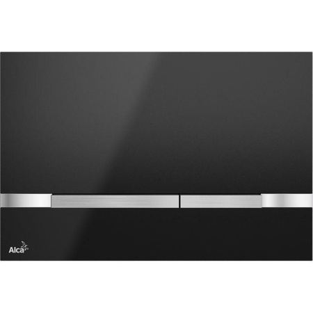 Кнопка управления Alcaplast STRIPE Черная STRIPE-BLACK