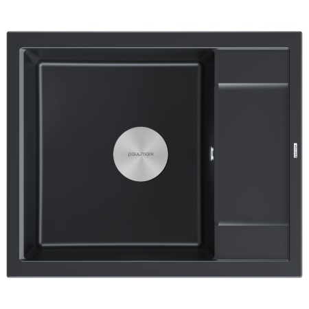 Мойка FLUGEN 50-600, IT-GRANIT, PM216050-BLM, черный, 600х500 мм, Paulmark