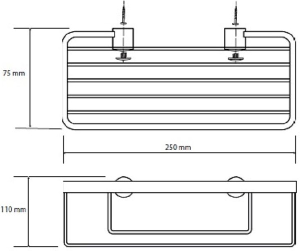 Мыльница для ванной Bemeta Cytro 146208362