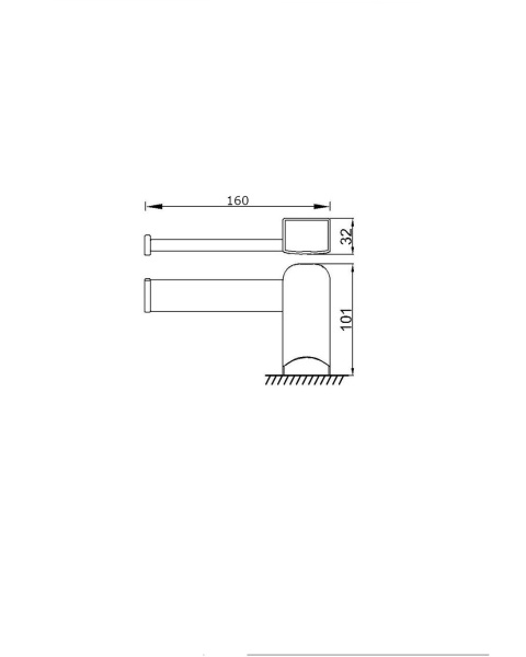 Бумагодержатель RUSH Thira TR36111A