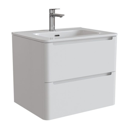 Тумба с раковиной IDDIS Edifice 60 подвесная белая EDI60W0i95K