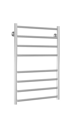 Полотенцесушитель водяной Stinox Toscana 500x800, нижнее подключение, хром, 1/2" ВР (внутренняя резьба), 8 перекладин