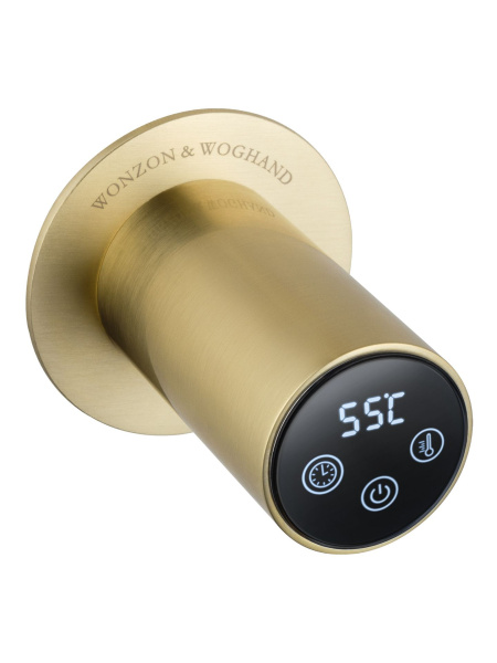 Полотенцесушитель электрический встраиваемый WONZON & WOGHAND, Брашированное золото (WW-A363-BG)