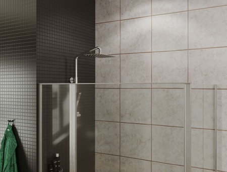 Душевой уголок Allen Brau Priority 100x80 3.31004.00 + 3.31013.00 хром