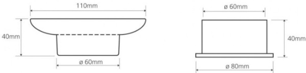 Мыльница для ванной Bemeta Omega 138108191