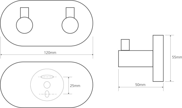 Крючок для полотенец Bemeta Beta 132405202