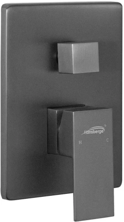 Душевая система скрытого монтажа Hansberge H6070 Графит