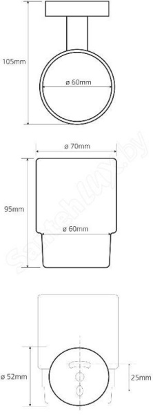 Стакан Bemeta Trend-i 104110018