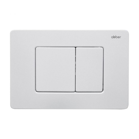 Кнопка смыва для инсталяции ABBER AC0120MW белая матовая