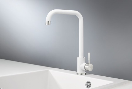 Смеситель для кухни Granula Standart ST-4033 белый