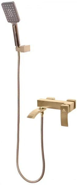 Смеситель для ванны с ручным душем Grocenberg GB8007 Бронза