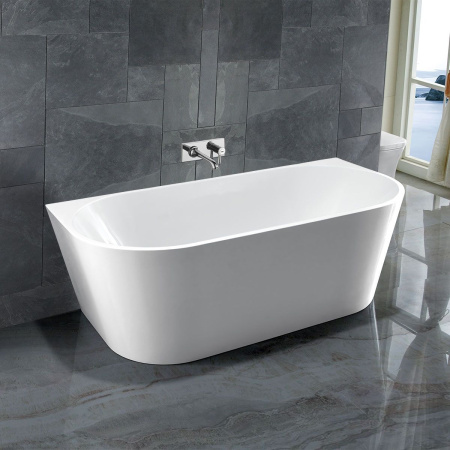 Ванна акриловая Vincea VBT-421-1500, 1500*750*580, цвет белый, щелевой перелив
