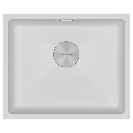 Мойка LUMI 55UNI, IT-GRANIT, LU55-WH, белый, 555х460, Paulmark