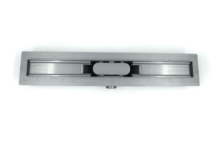 Дренажный канал Timo Smart 60см с решеткой DOUBLE GAP из нержавеющей стали, SM-DGG60-LS40(DRY)