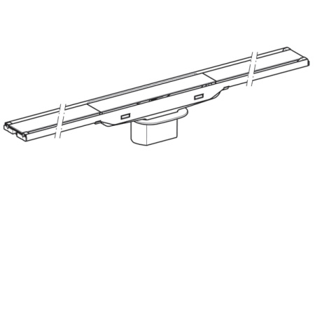 Накладная панель для лотка Geberit CleanLine 60 154.457.KS.1