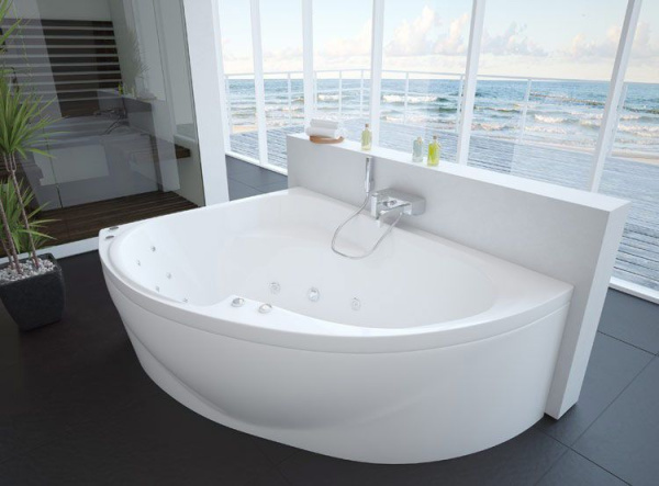 Акриловая ванна Aquatek Альтаир 160x120 ALT160-0000067 левая вклеенный каркас