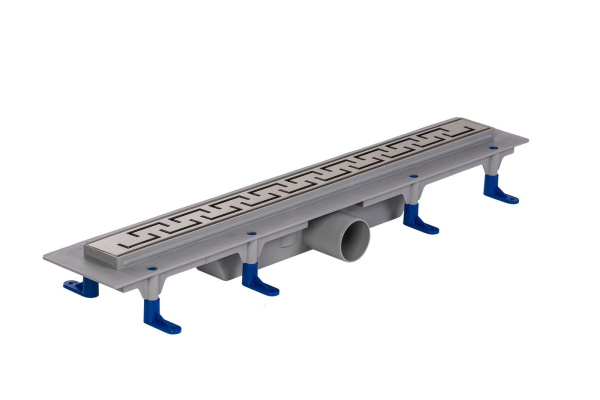 Душевой уголок Ambassador Nord 13011109-ST6, квадратный, линейный трап, 100х100