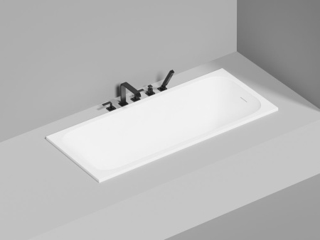 Ванна встраиваемая Salini ORLANDA KIT 160x70, S-Sense, матовый белый 102115M
