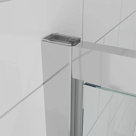 Душевая дверь Veconi Ottimo P30 CH, 900x1900, хром, стекло матовое