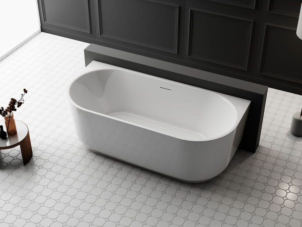 Ванна акриловая Vincea VBT-621, 1700*800*580, цвет белый, слив-перелив в комплекте, белый