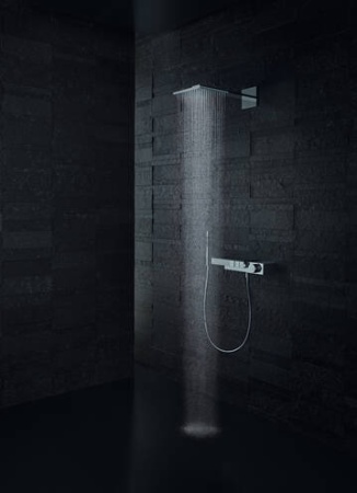Верхний душ AXOR ShowerSolutions 250/250 2jet. с держателем. хром 35310000