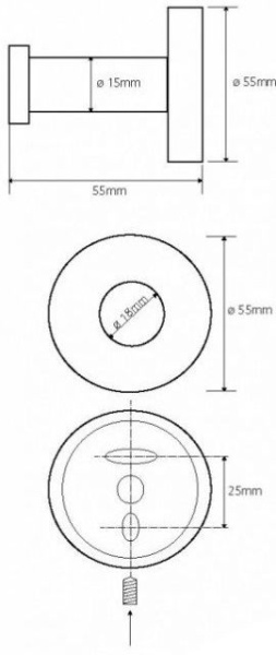 Крючок для полотенец Bemeta Neo 104106065