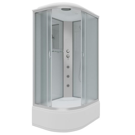 Душевая кабина Niagara Classic NG-2310-14RG 120х80х215, высокий поддон 40 см, стекло матовое