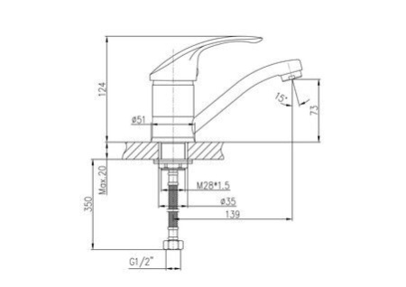 Смеситель для раковины Haiba HB4521-2