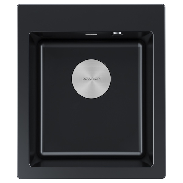 Мойка KANTE 40, IT-GRANIT, PM104249-BLM, черный, 415х490 мм, Paulmark