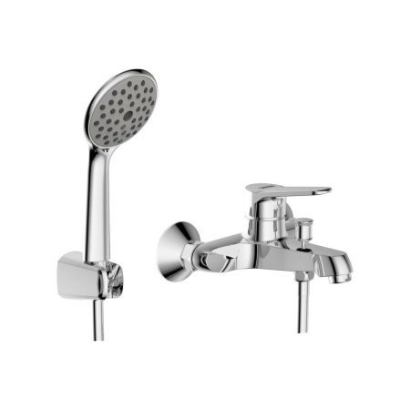 Смеситель для ванны Bravat Eco F6111147C-B с коротким изливом