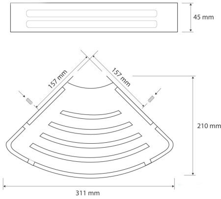 Мыльница для ванной Bemeta Cytro 102308061