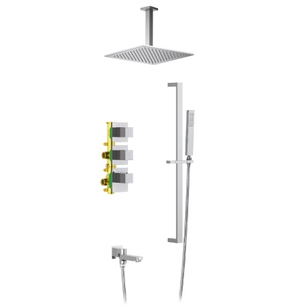 Встраиваемая душевая система с термостатом TIMO Selene SX-2239/00SM, хром