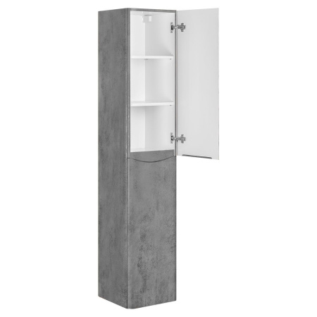 Шкаф-пенал Vincea Paola VSC-2P170BT-L подвесной, 1700*350*350, Beton, левый