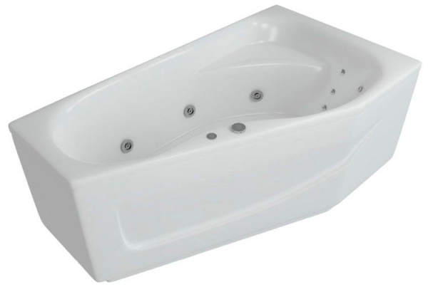 Акриловая ванна Aquatek Медея 170x95 MED180-0000010 правая, вклеенный каркас