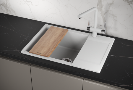 Мойка для кухни Granula Estetica 7003 арктик, 70х50 см, прямоугольная