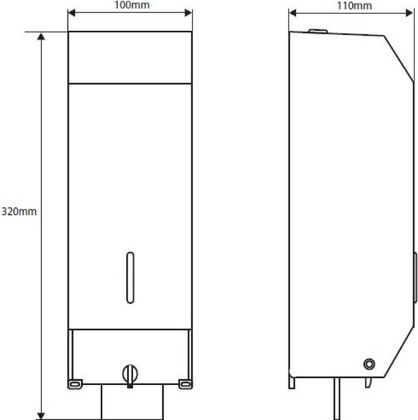 Дозатор для жидкого мыла Bemeta Hotel 123209013