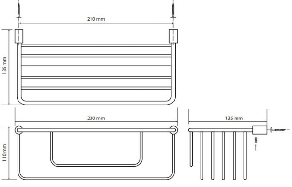 Мыльница для ванной Bemeta Cytro 146208152